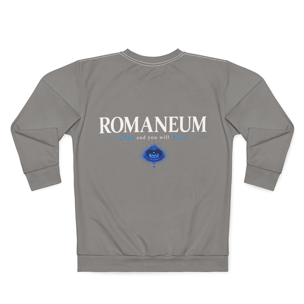 Romaneum Crewneck Sweatshirt — "Romaneum and you will" Graphic Pullover