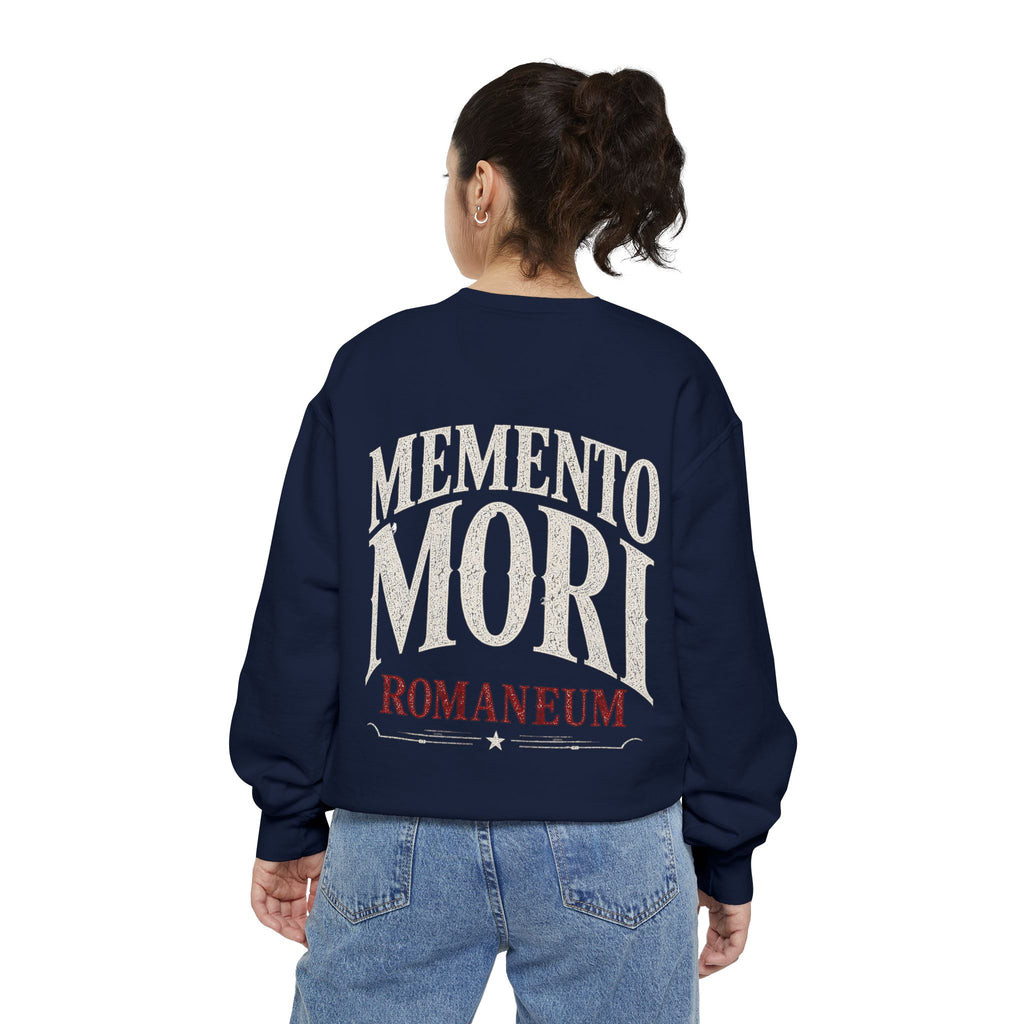 Memento Mori Sweatshirt — Gothic Skull Romaneum Crewneck