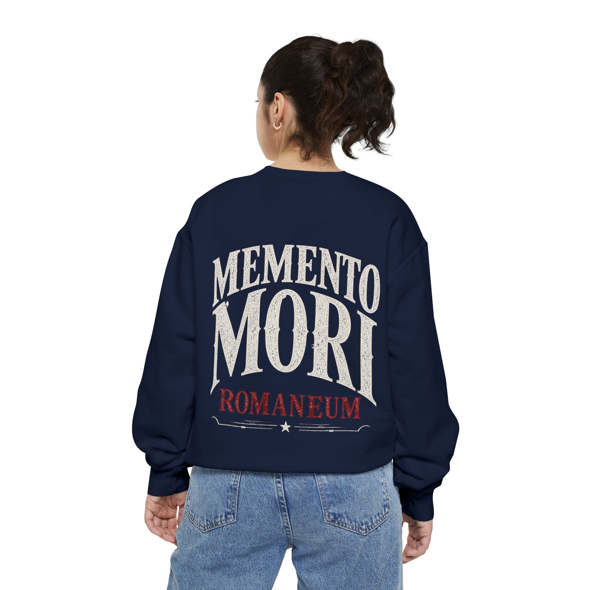 Memento Mori Sweatshirt — Gothic Skull Romaneum Crewneck