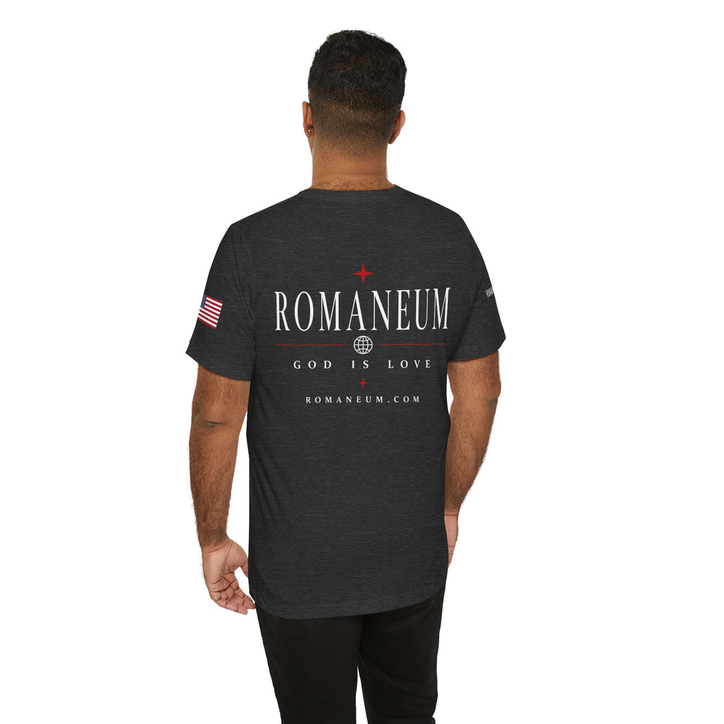Romaneum 'AMOR/ROMA' God Is Love Graphic Tee