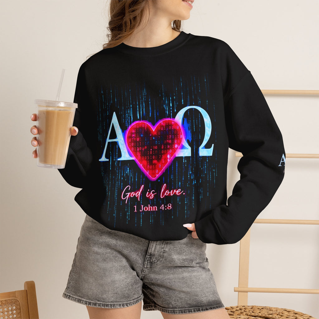 Alpha Omega Heart Sweatshirt ROMANEUM