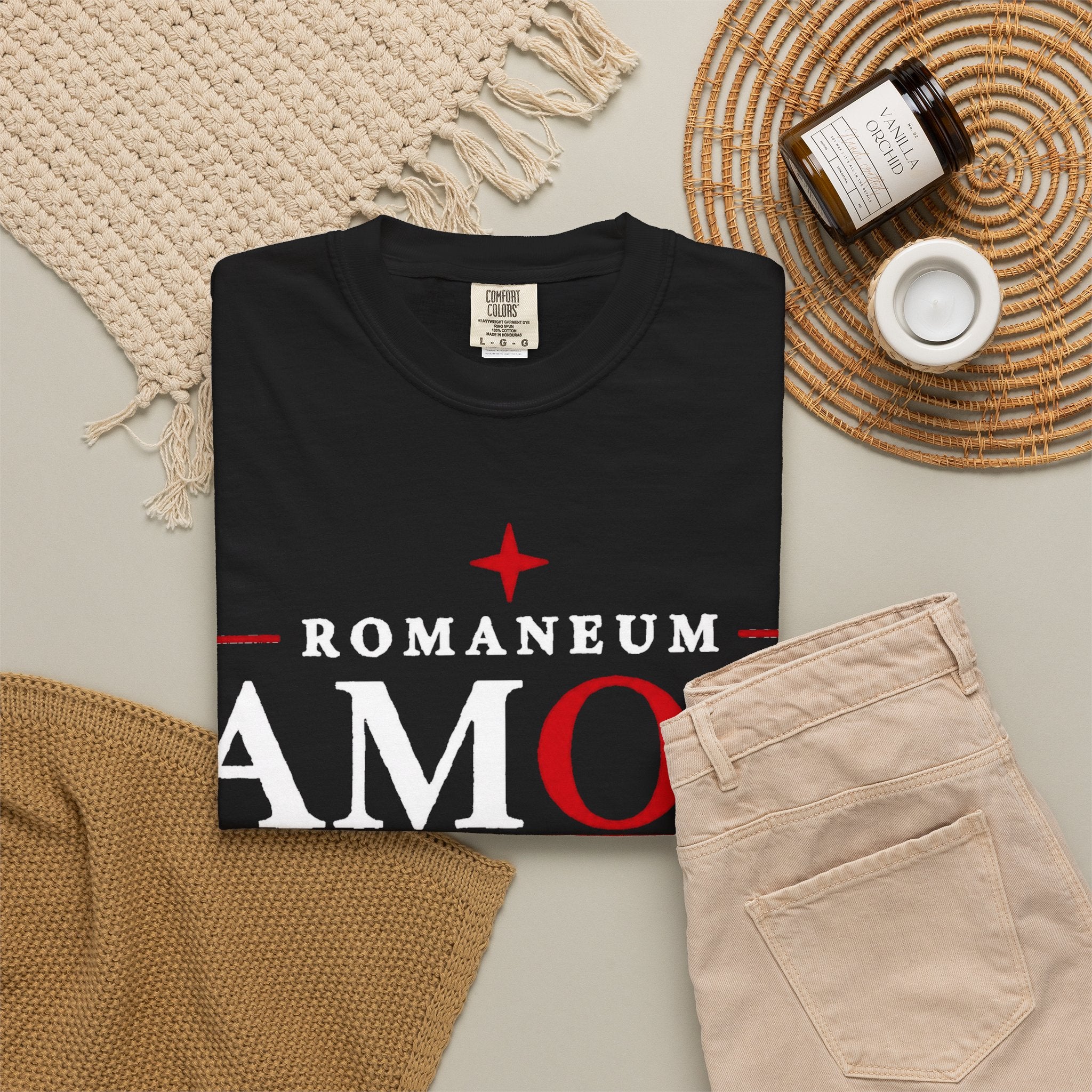 AMOR ROMA Tee — "God Is Love" Graphic T-Shirt