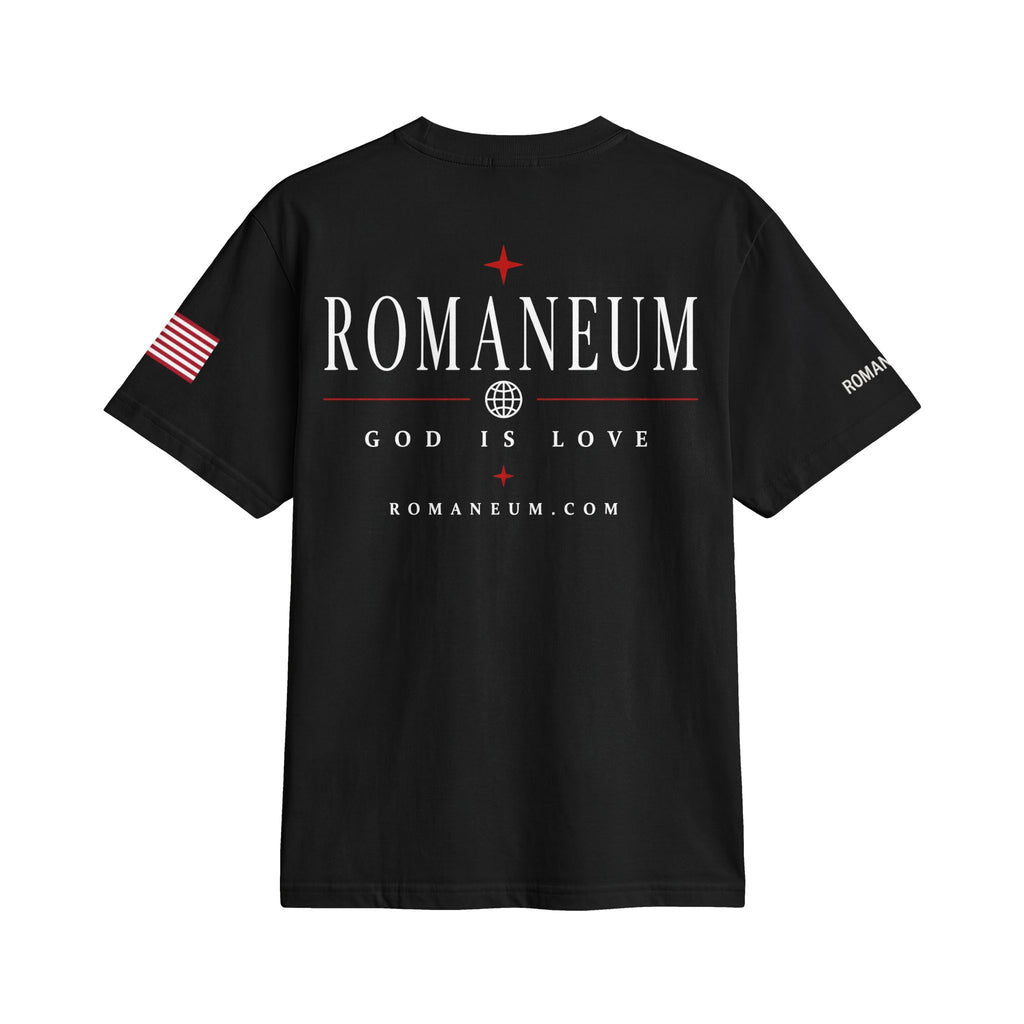 Romaneum "Amor/Roma" Active Tee — God Is Love Graphic Shirt