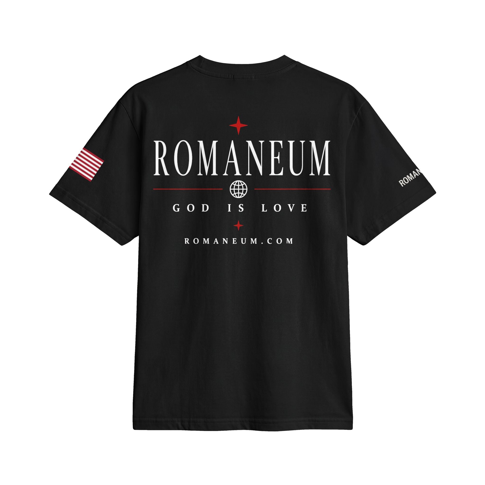 Romaneum "Amor/Roma" Active Tee — God Is Love Graphic Shirt