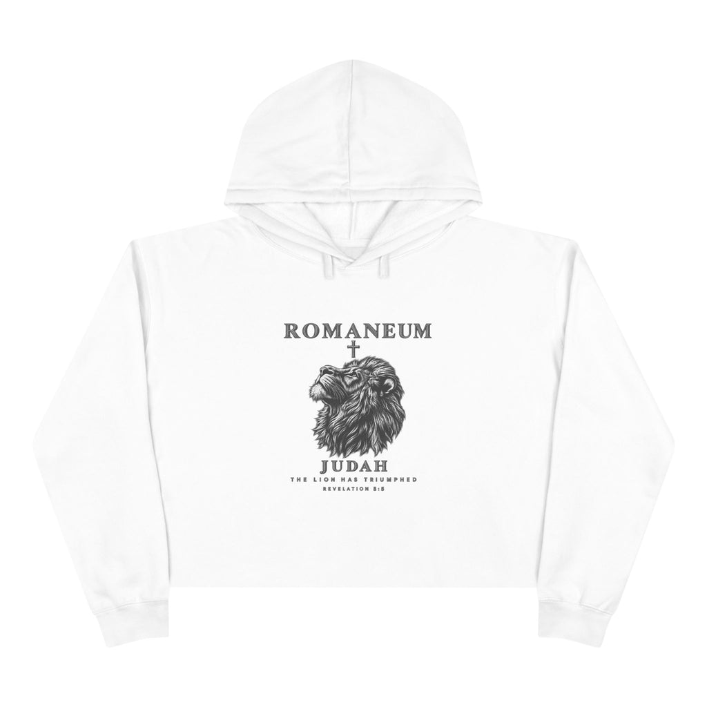 Romaneum Judah Lion Crop Hoodie —  Graphic Crop Hoodie