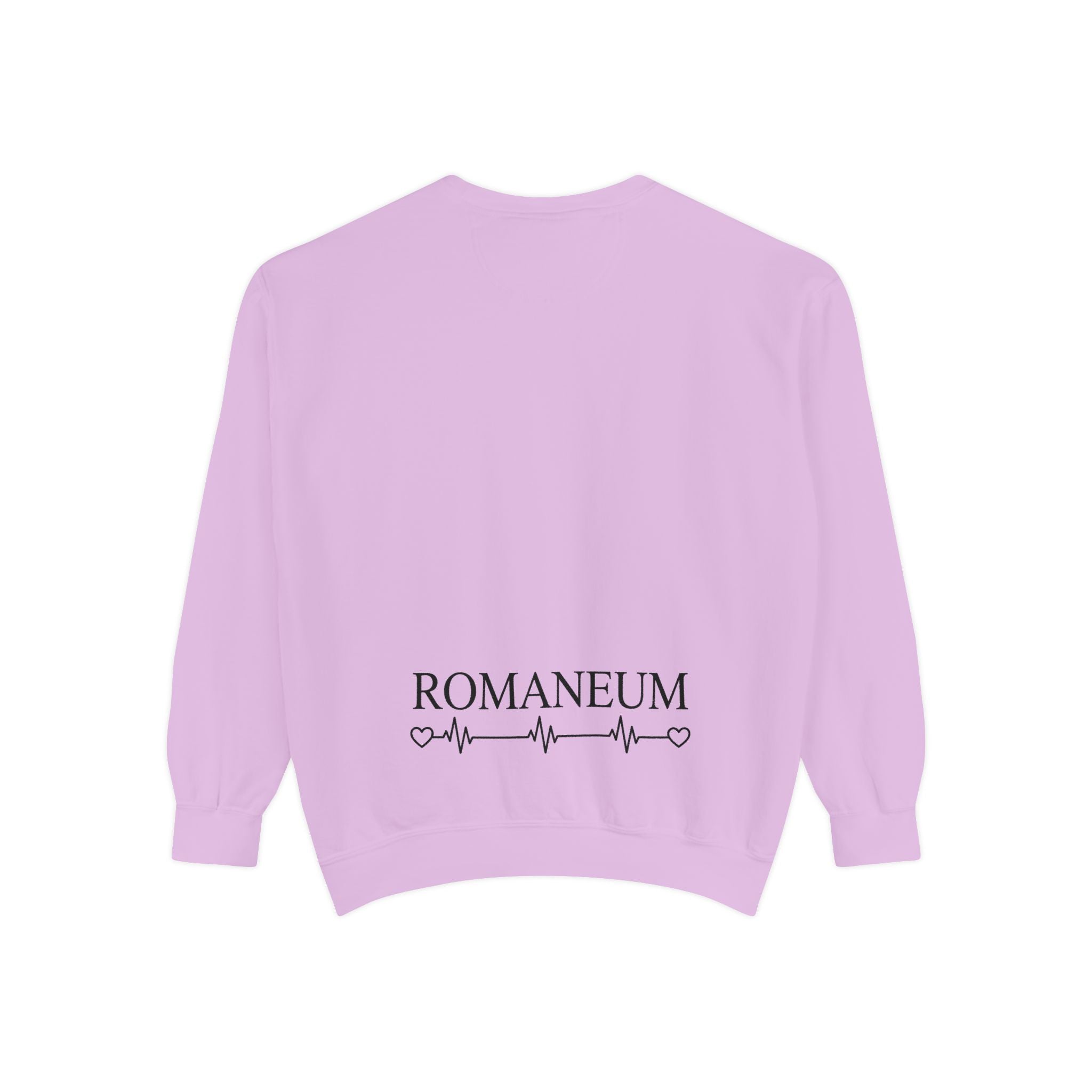 Alpha Omega Heart design sweatshirt | God is Love 1 John 4:8 RomanEum