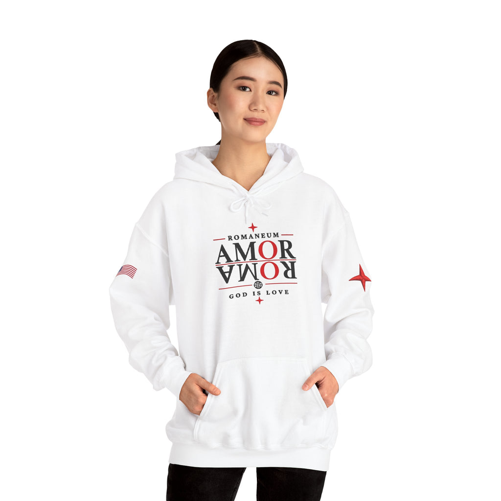 Romaneum ‘Amor’ Hoodie — God Is Love Graphic Sweatshirt