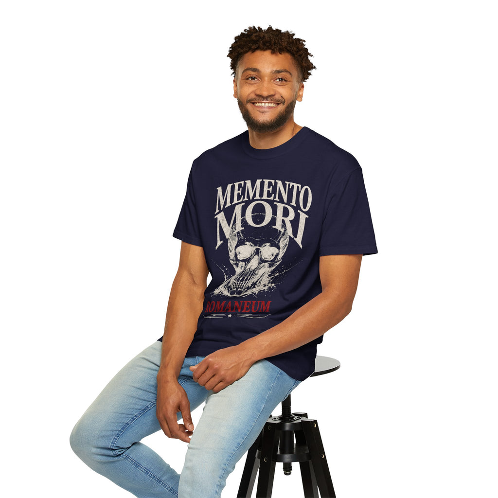 Memento Mori Skull T‑Shirt — Romaneum Gothic Graphic Tee