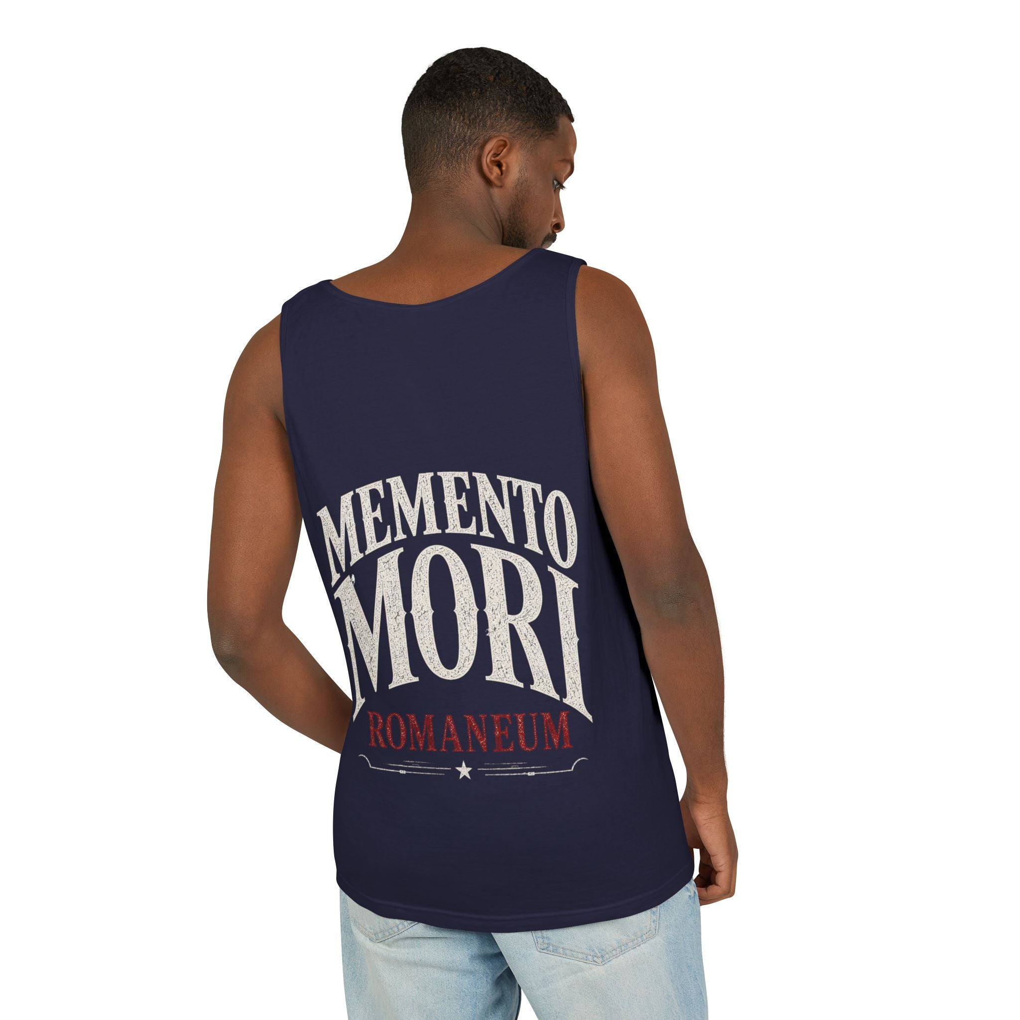 Memento Mori Skull Tank Top — Romaneum Vintage-Style Reminder Tank