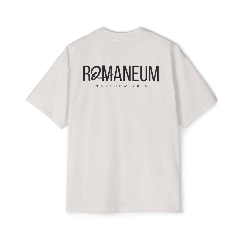 He Is Risen Christian Tee — Romaneum Matthew 28:6 Easter T‑Shirt