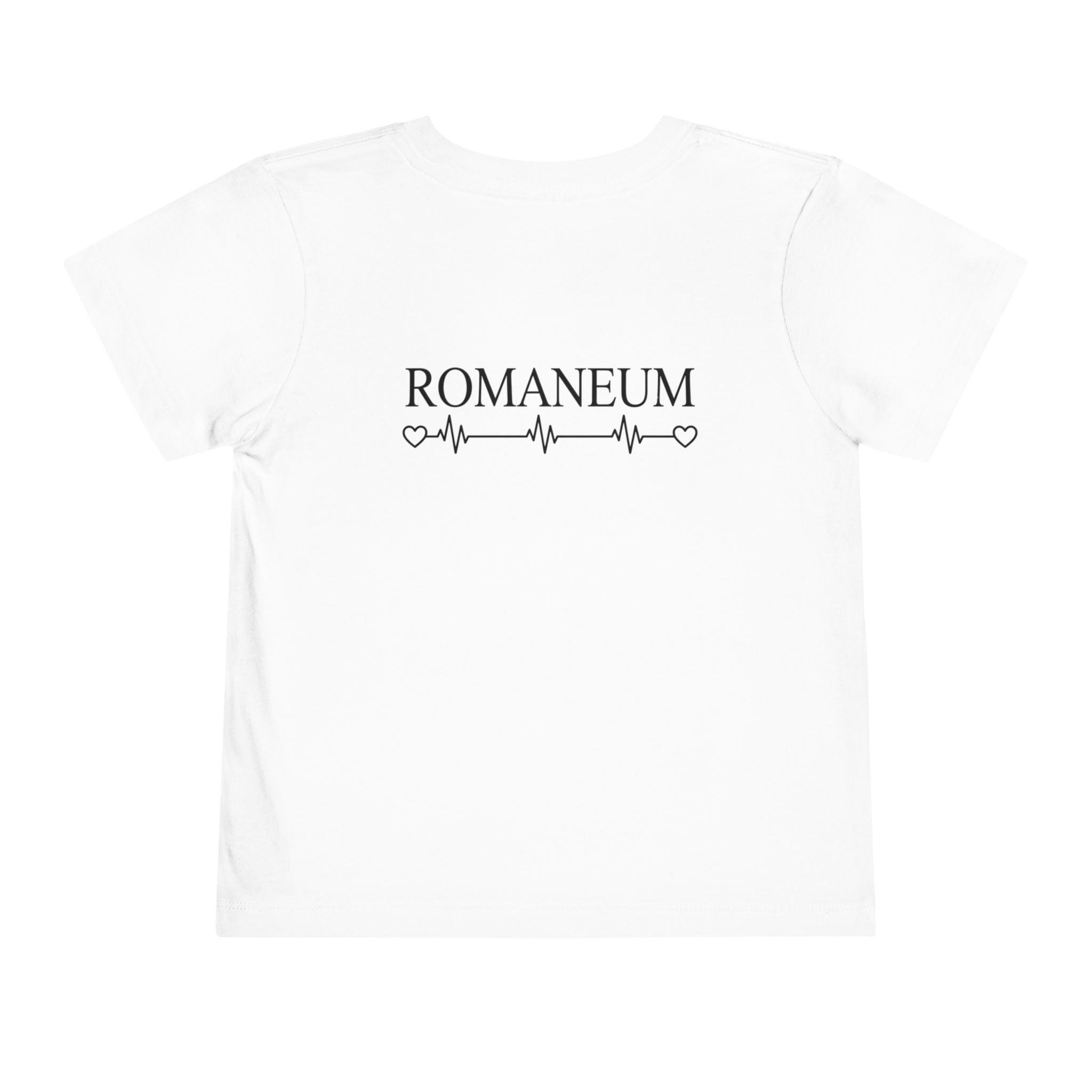 Alpha Omega Heart toddler tee | Christian scripture design