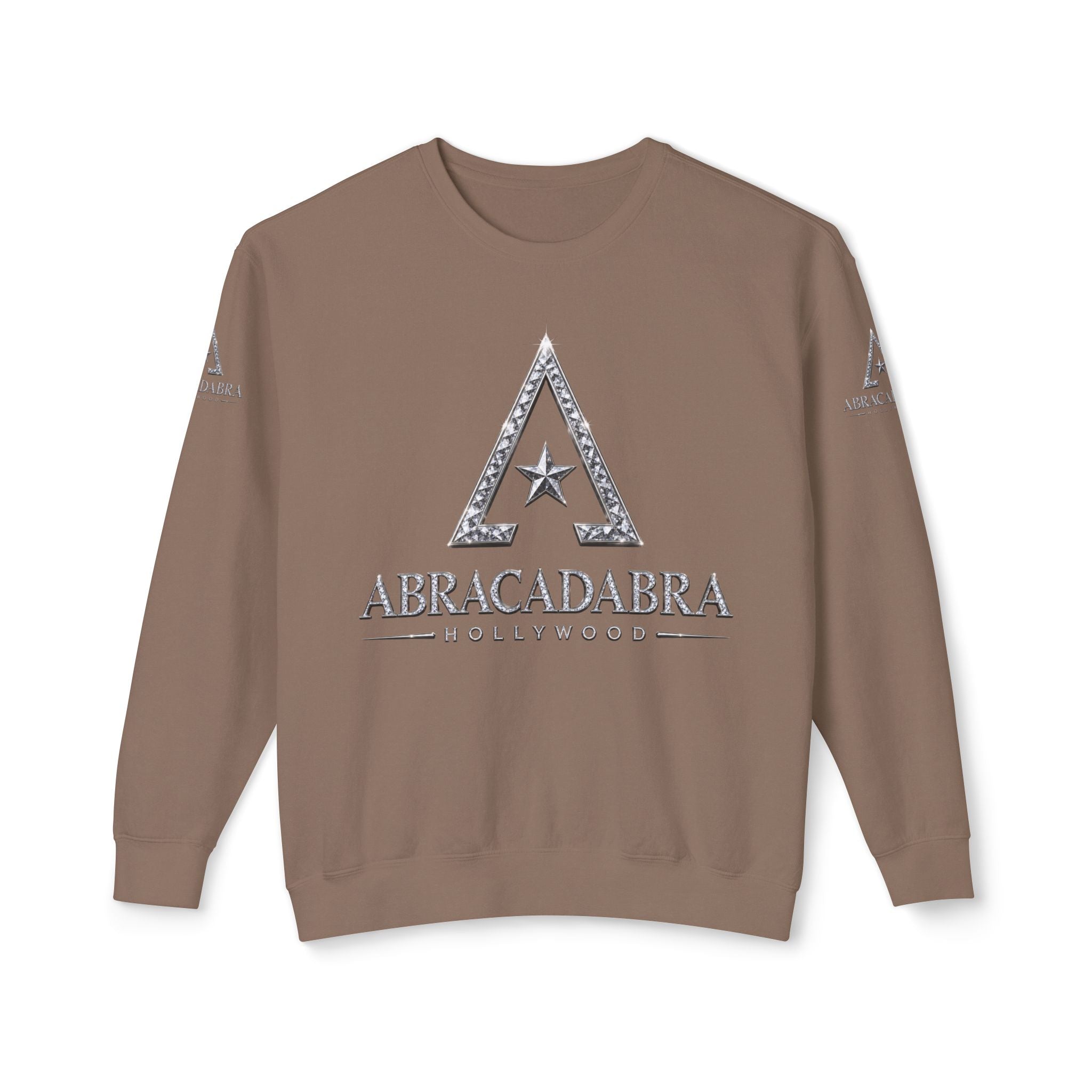 Abracadabra Star Crewneck Sweatshirt — Mystical Magic Logo Pullover
