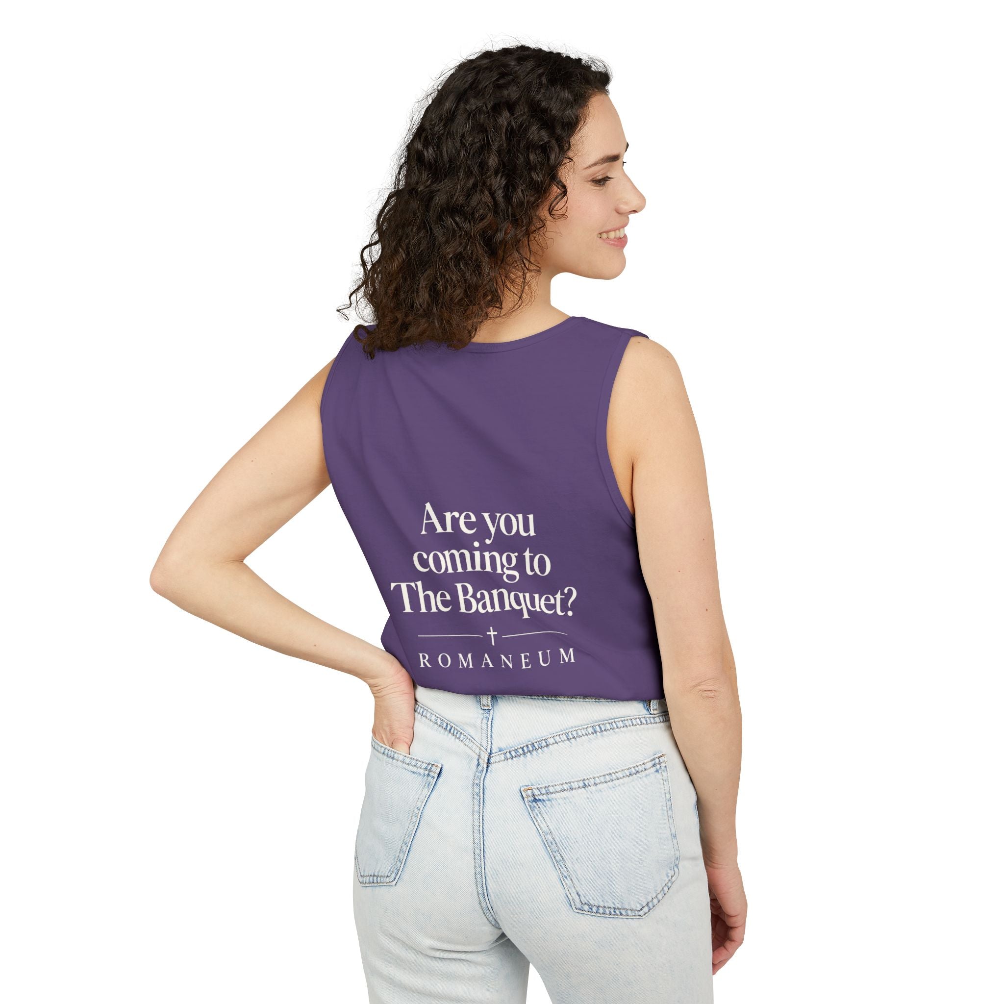 Banquet Invitation Tank Top — "Are You Coming to The Banquet?" Romaneum