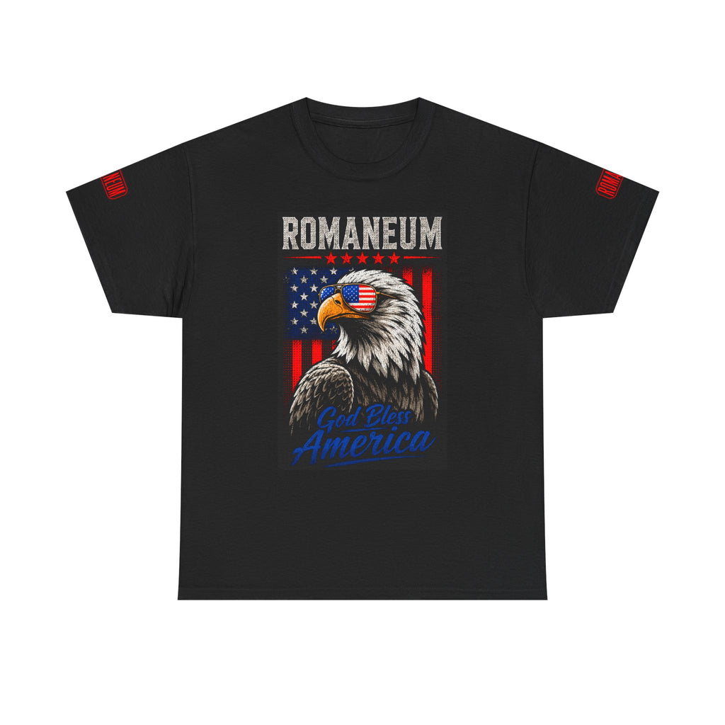 Eagle Flag Tee — "God Bless America" Patriotic Shirt