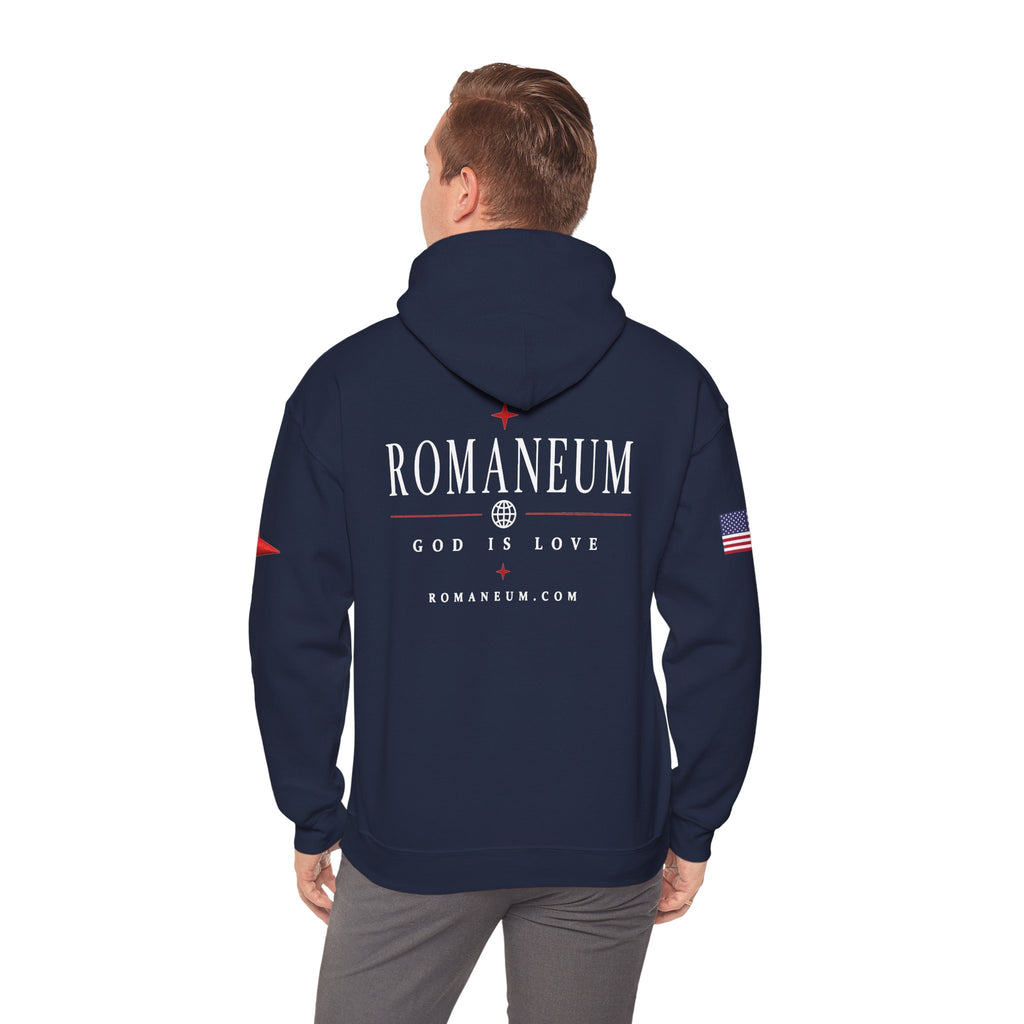 Romaneum ‘Amor’ Hoodie — God Is Love Graphic Sweatshirt