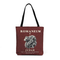 Woven Tote — Vintage Roman Lion Tote Bag (ROMANEUM Urban Heritage)