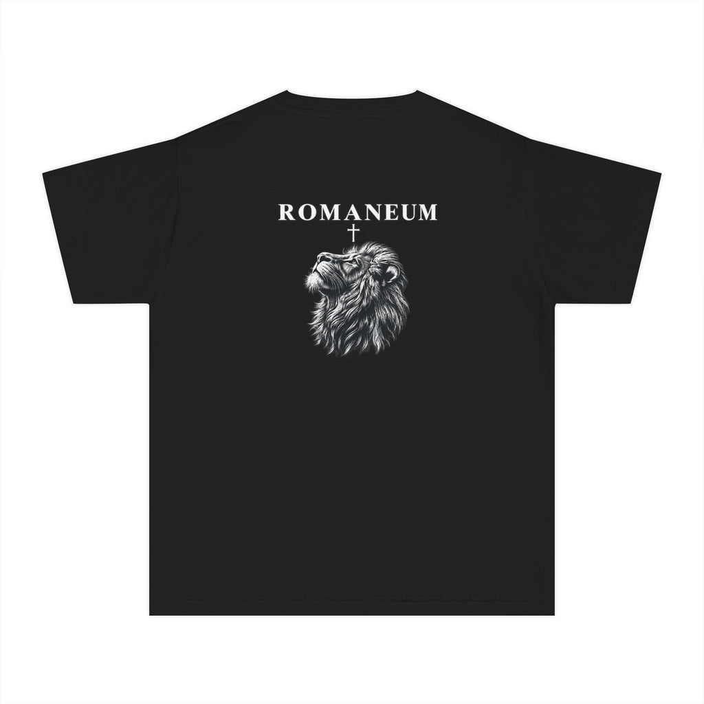Youth Tee — "Romaneum Judah" Lion Graphic Shirt