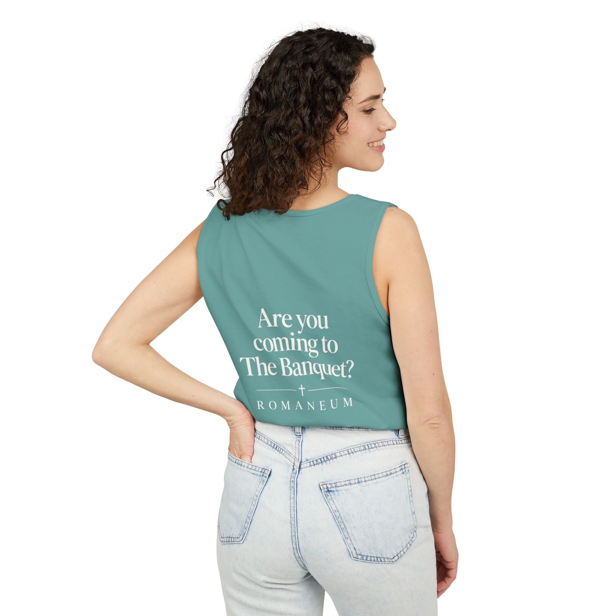 Banquet Invitation Tank Top — "Are You Coming to The Banquet?" Romaneum