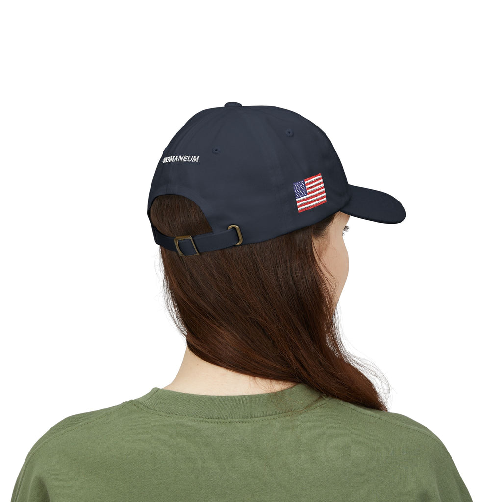 Roman eagle logo Classic Dad Cap | Patriotic embroidered baseball hat