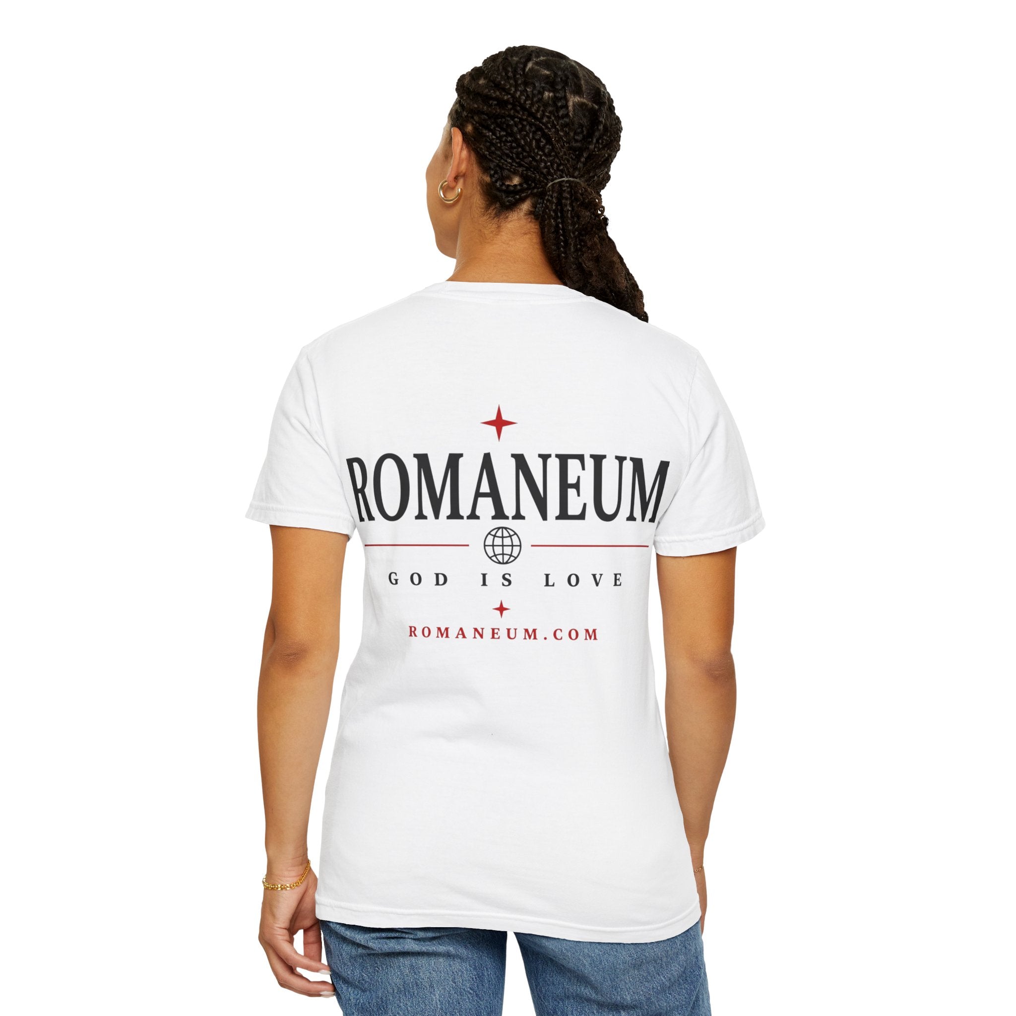AMOR ROMA Tee — "God Is Love" Graphic T-Shirt