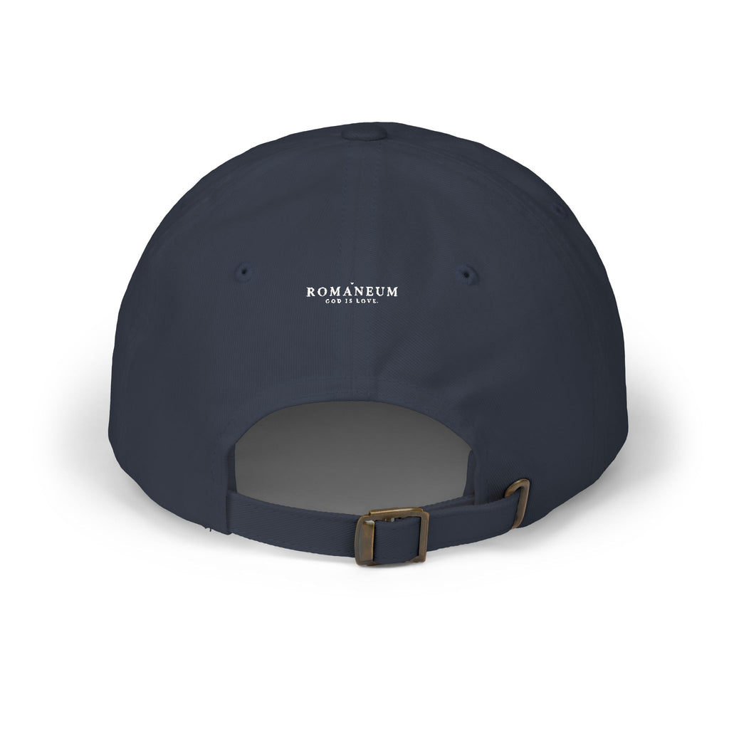 Christmas Alpha Omega Dad Cap — Romaneum Holiday Baseball Hat
