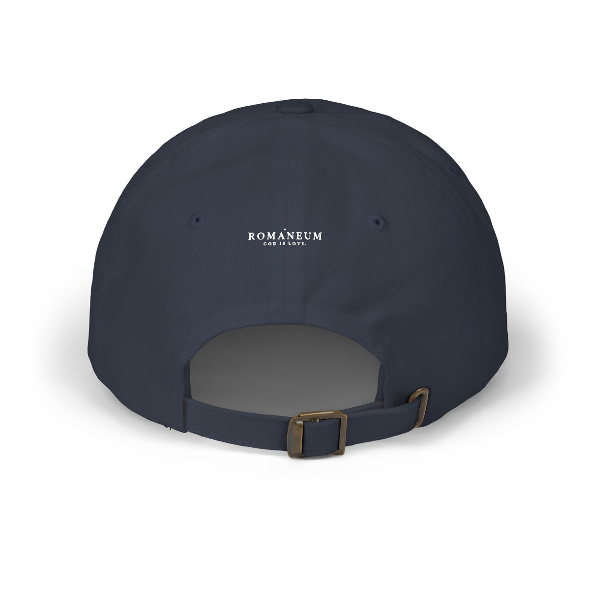Christmas Alpha Omega Dad Cap — Romaneum Holiday Baseball Hat