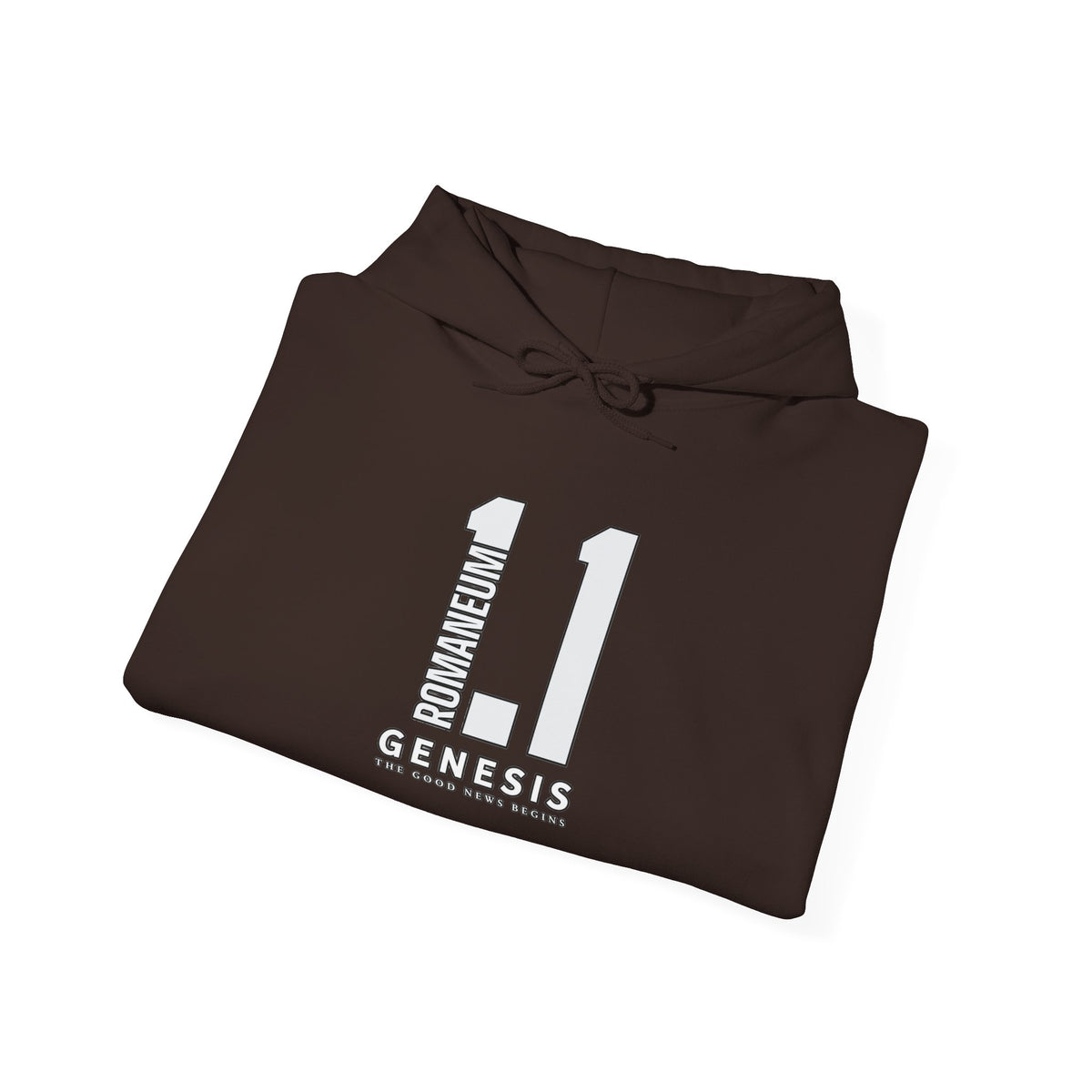 Genesis 1.1 Romaneum Hoodie – Minimalist Biblical Verse Pullover