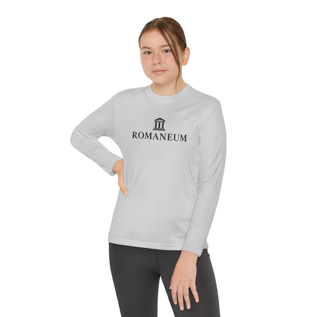 Romaneum Youth Long Sleeve Tee — Classic Roman Logo Shirt