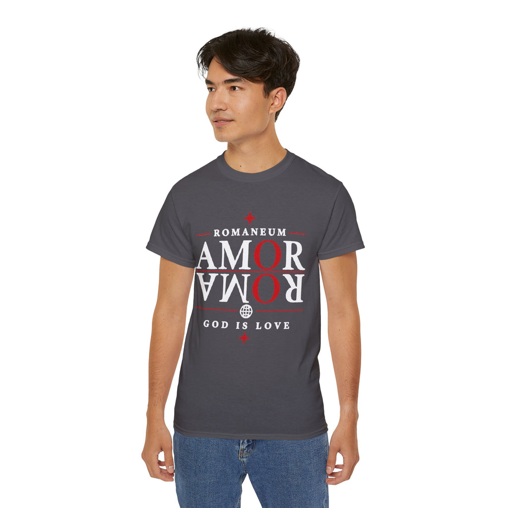 Romaneum AMOR/ROMA God Is Love Graphic Tee