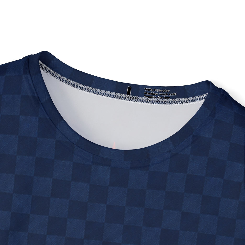 Romaneum Navy Sports Jersey — 'ROMANEUM • GOD IS LOVE' Athletic Tee