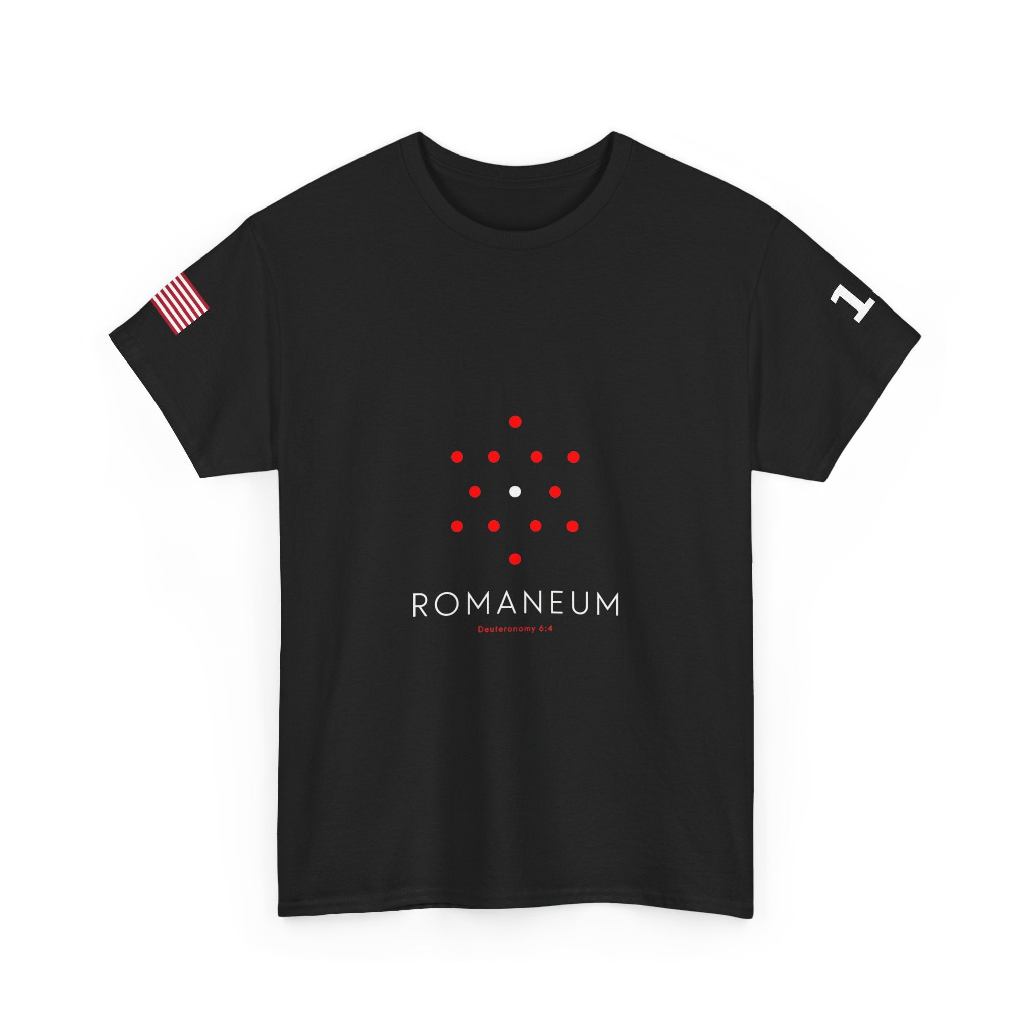Romaneum Heavy Cotton T-Shirt | Flag & 13