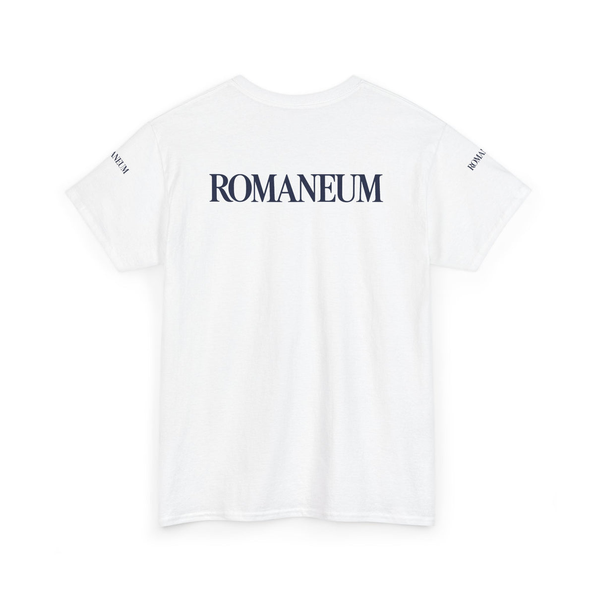 Romaneum Seek Logo Tee — Classic Romaneum-Inspired Graphic T-Shirt