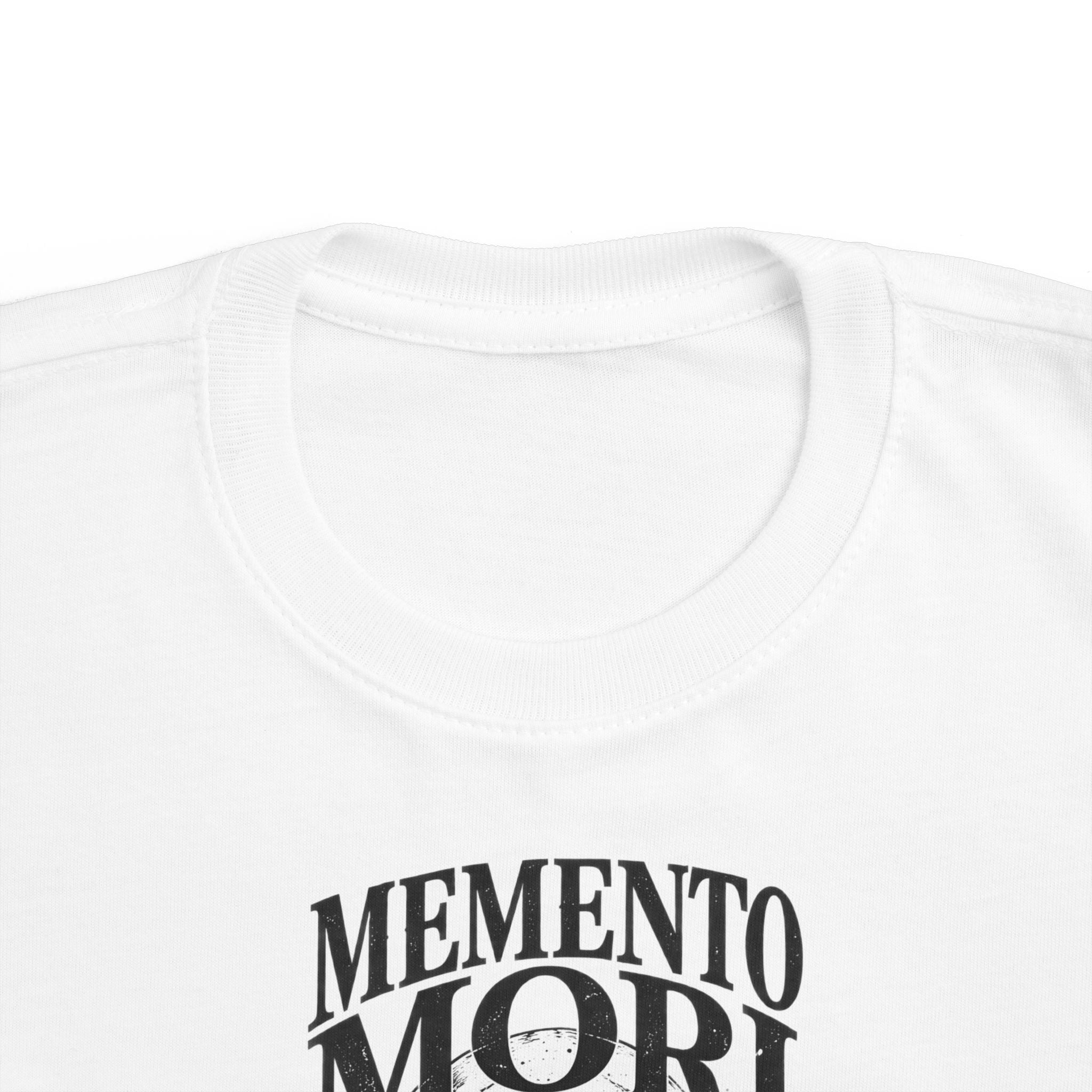 Memento Mori Toddler Tee — Vintage Skull Romaneum Graphic Shirt
