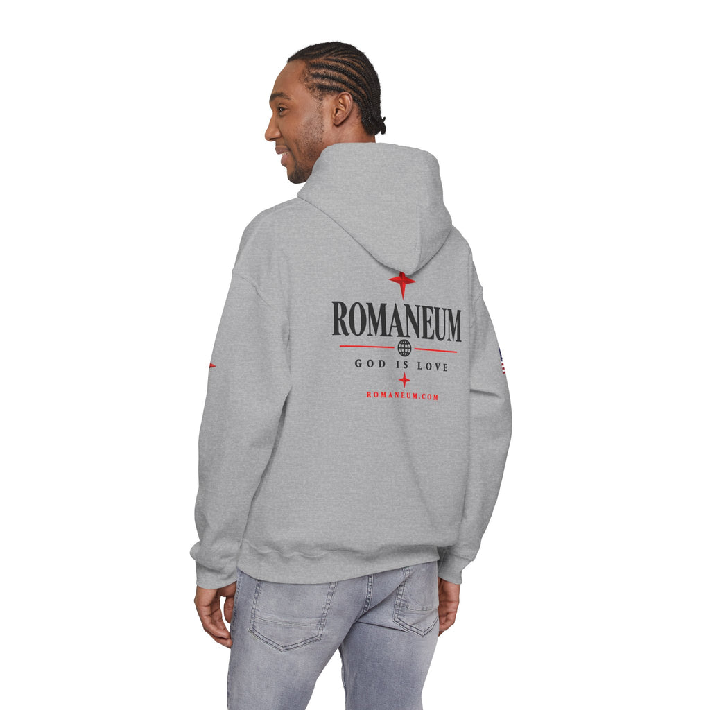 Romaneum ‘Amor’ Hoodie — God Is Love Graphic Sweatshirt