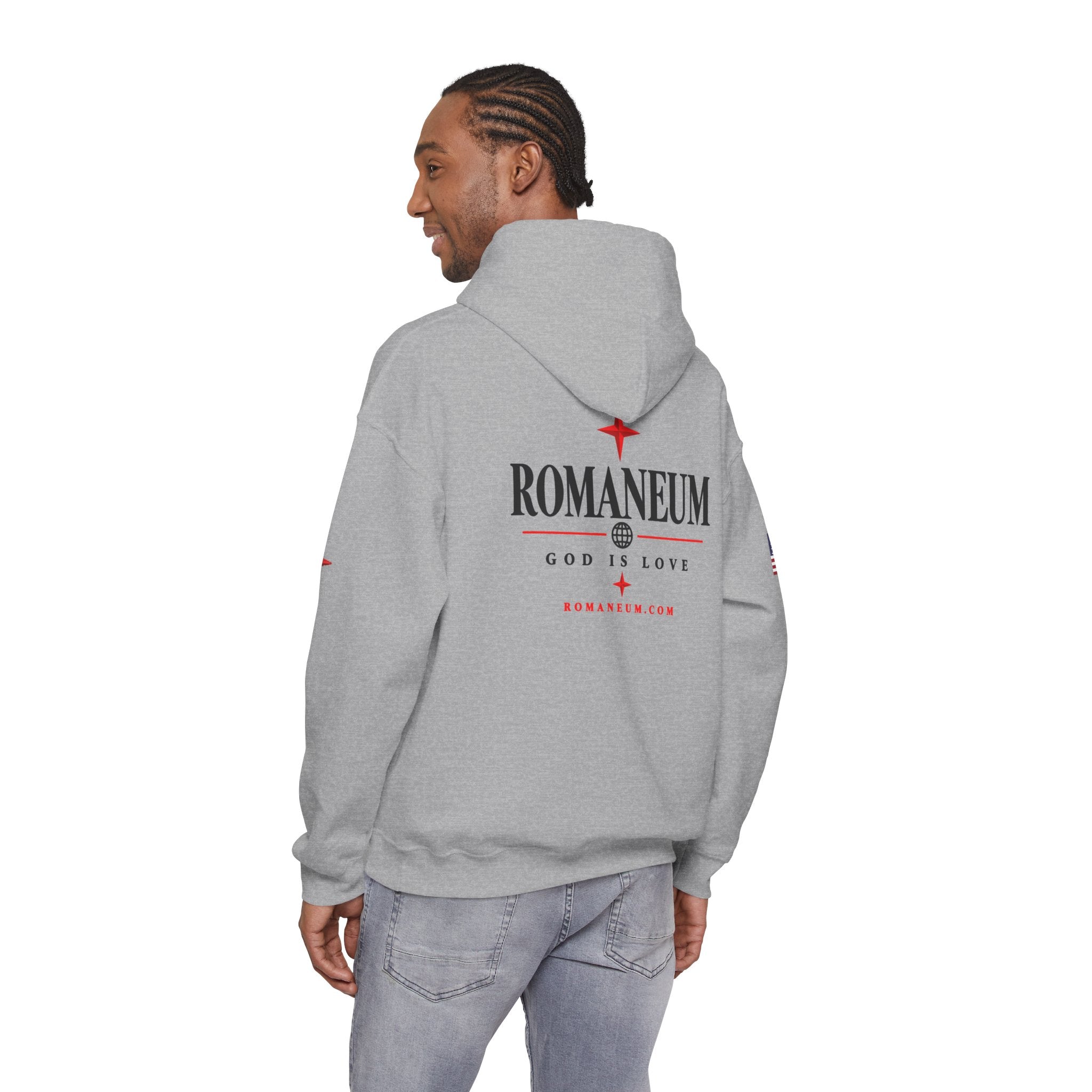 Romaneum ‘Amor’ Hoodie — God Is Love Graphic Sweatshirt