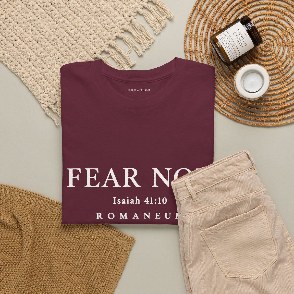 Fear Not / God Is Love Tee — Christian Scripture Graphic T-Shirt