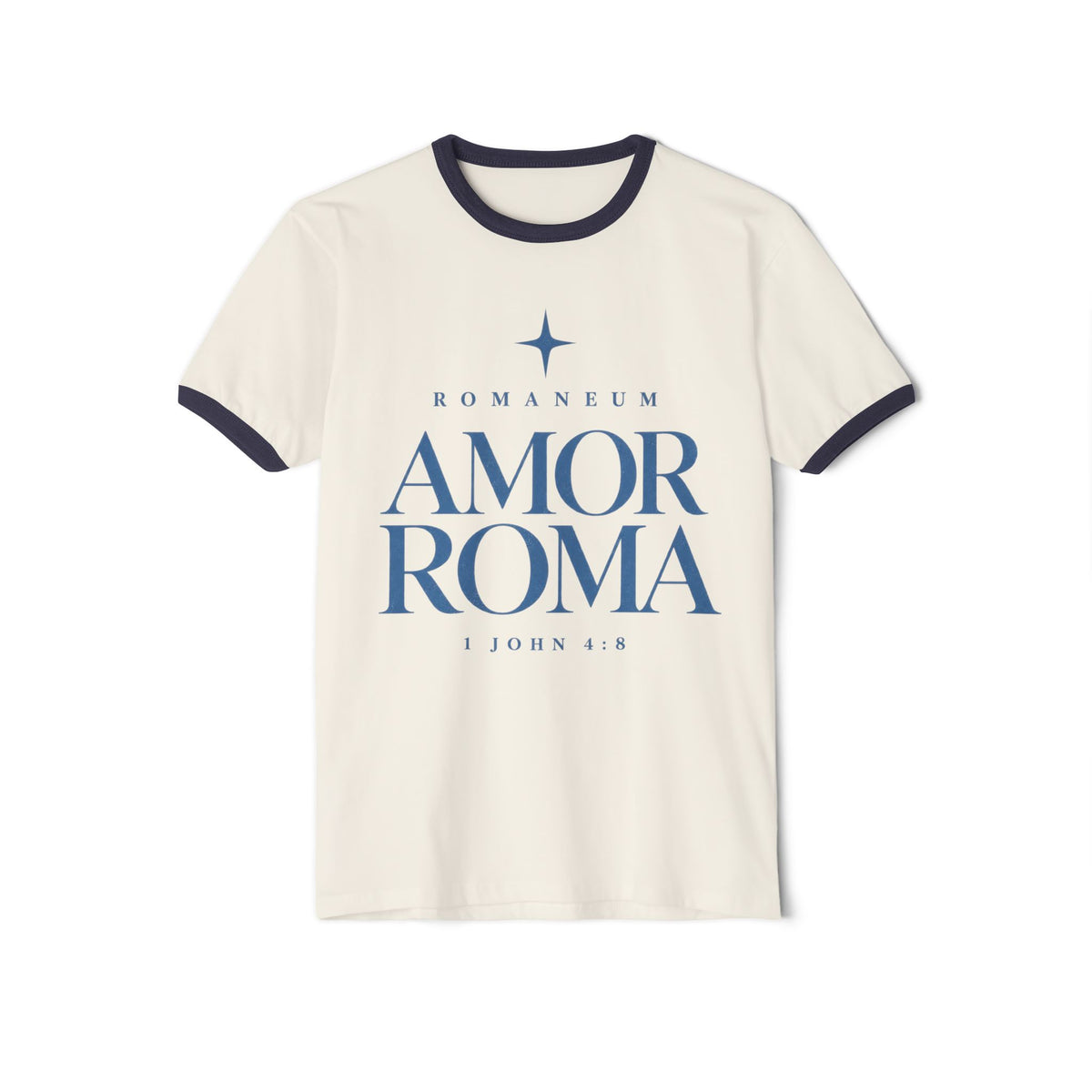 Amor Roma Ringer T-Shirt — "From Above" Graphic Tee