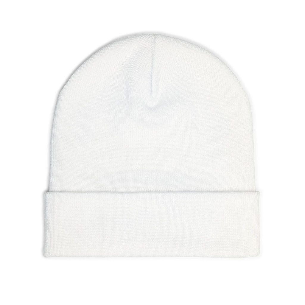 Embroidered 'ROMANEUM' American Flag Knit Beanie