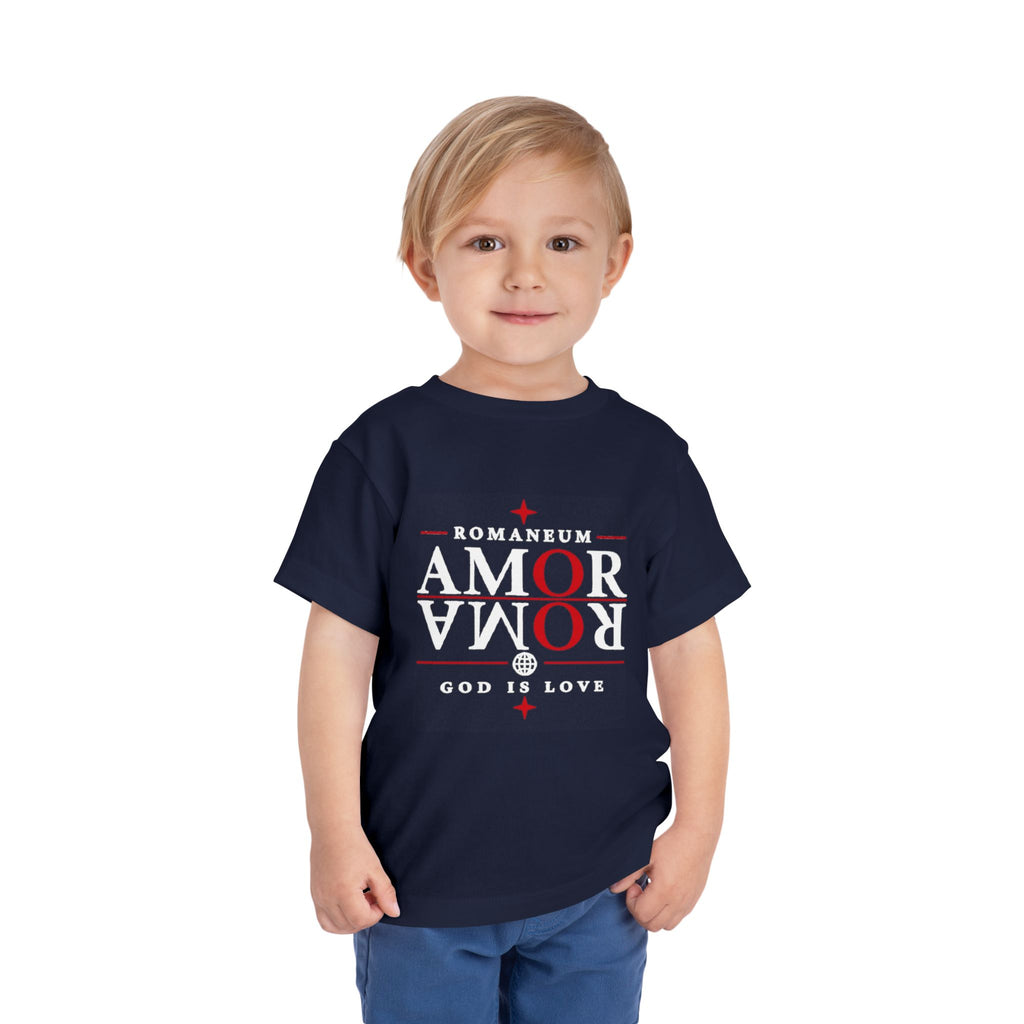 Toddler Tee — ROMANEUM Amor Roma 'God Is Love' Kids Shirt