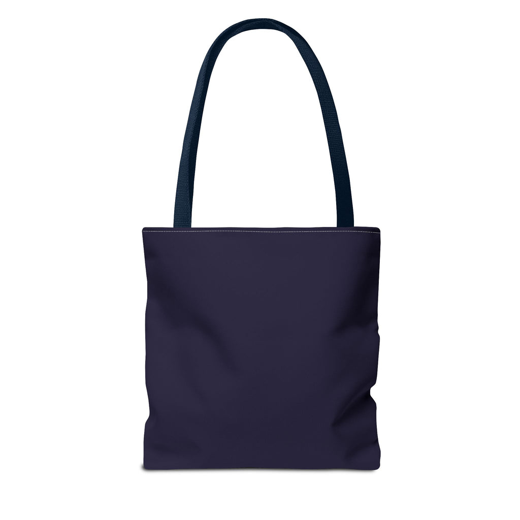 Abracadabra Hollywood Logo Tote Bag — Magic-Themed Navy AOP Tote