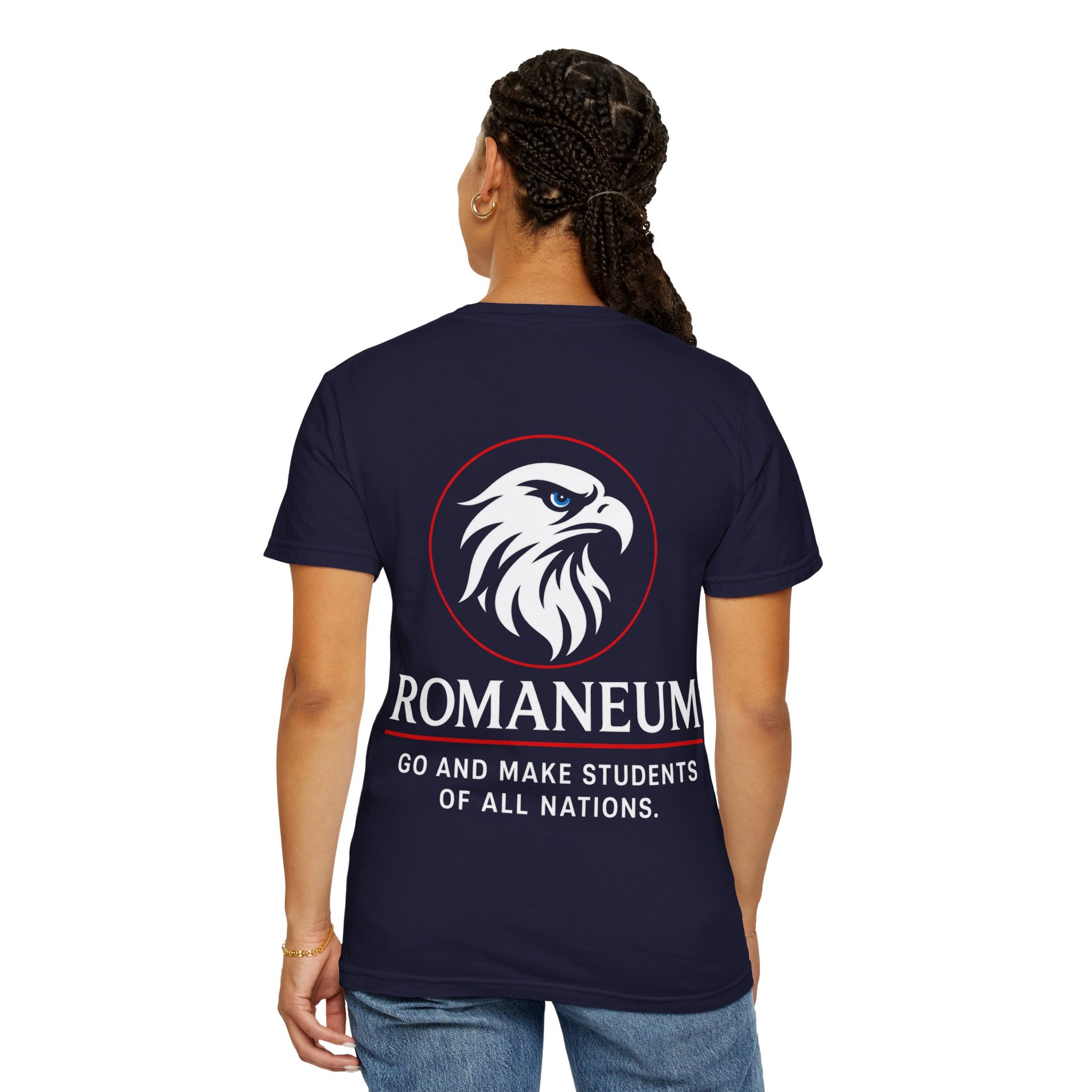 Romaneum Eagle Logo T-shirt | School Crest Apparel