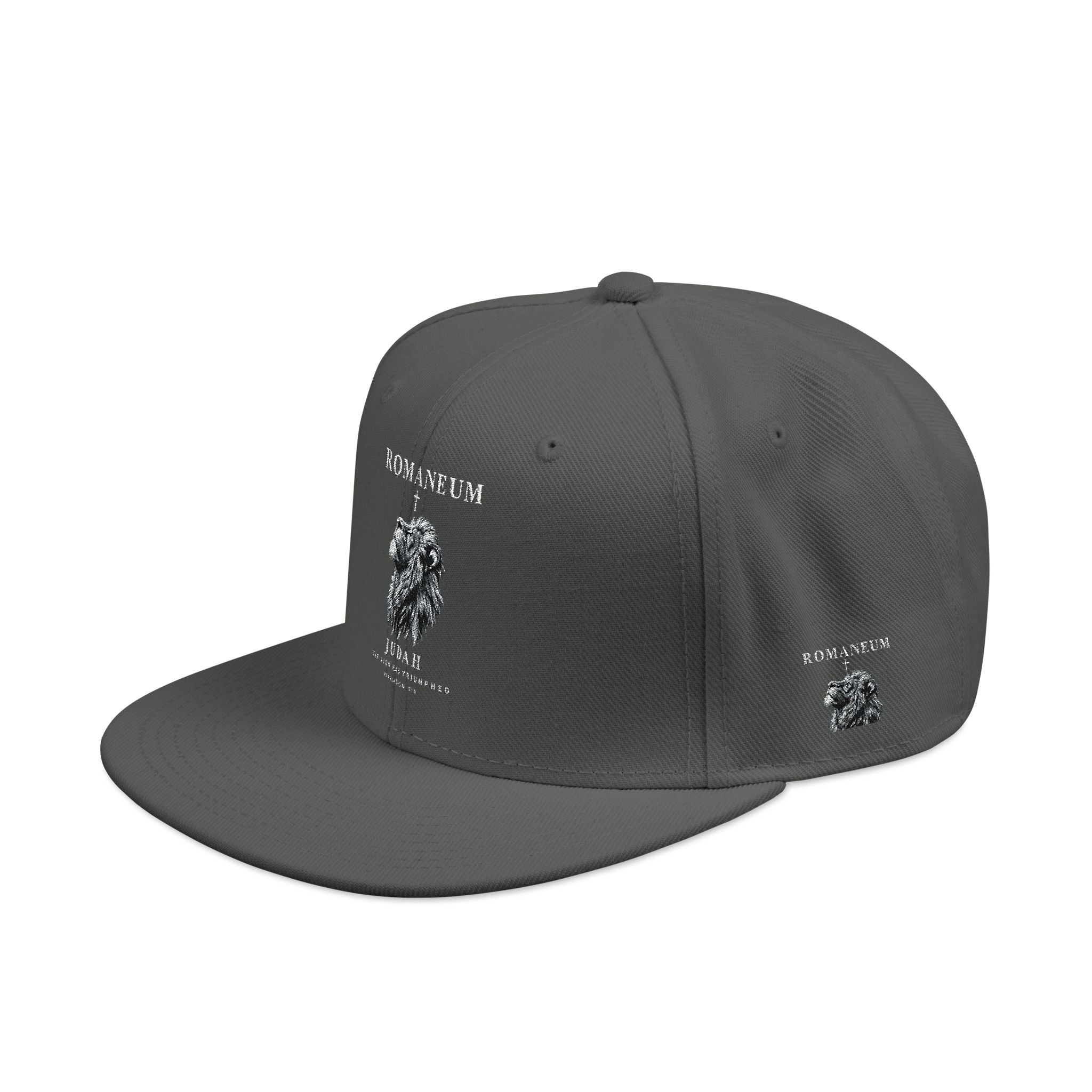 Embroidered Crystal Cross Snapback Hat