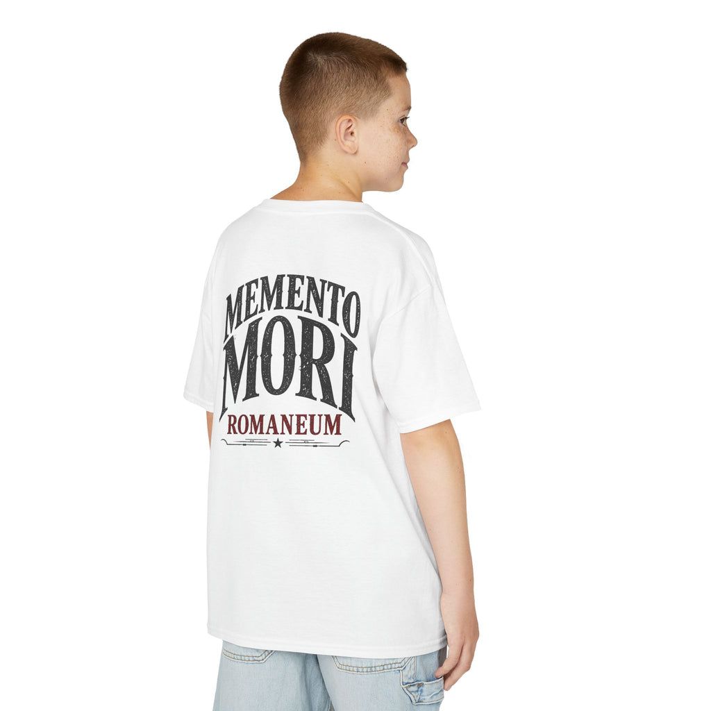Kids T-Shirt — "Memento Mori" Skull Romaneum Tee