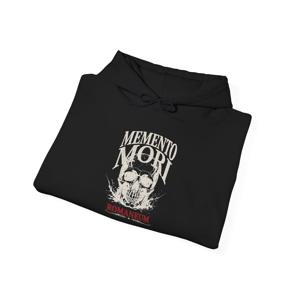 Memento Mori Hoodie — Romaneum Skull Graphic Pullover