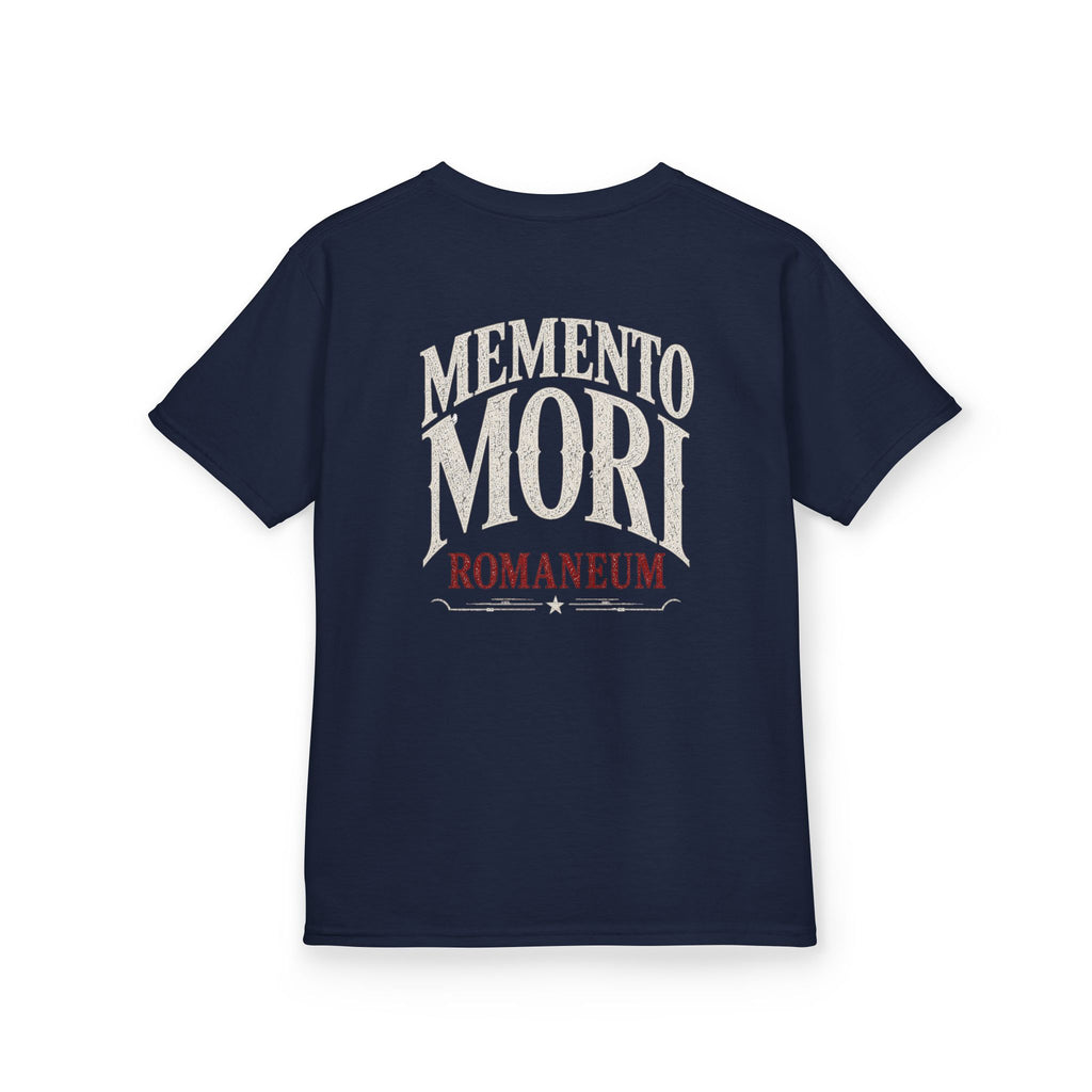 Kids T-Shirt — "Memento Mori" Skull Romaneum Tee