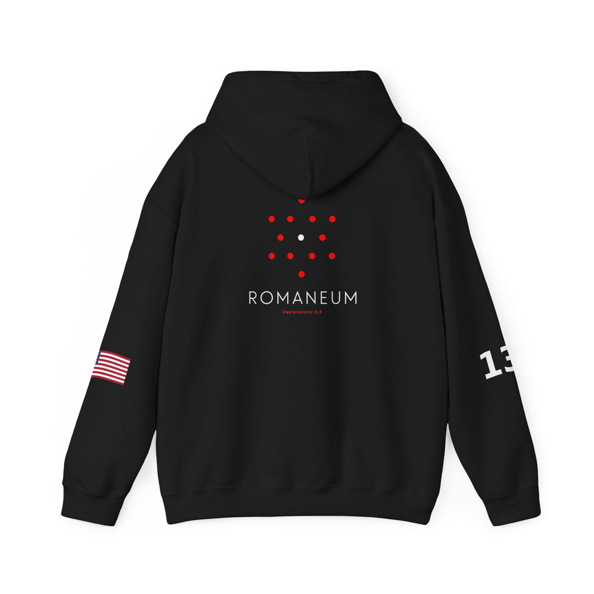 Romaneum Heavy Blend Hoodie | Flag & 13
