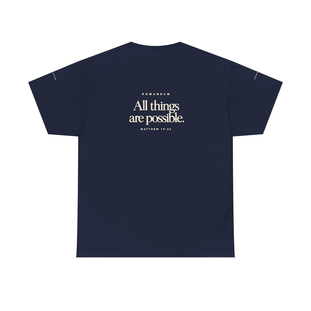 Faith Graphic Tee — "With God All Things Are Possible" T‑Shirt