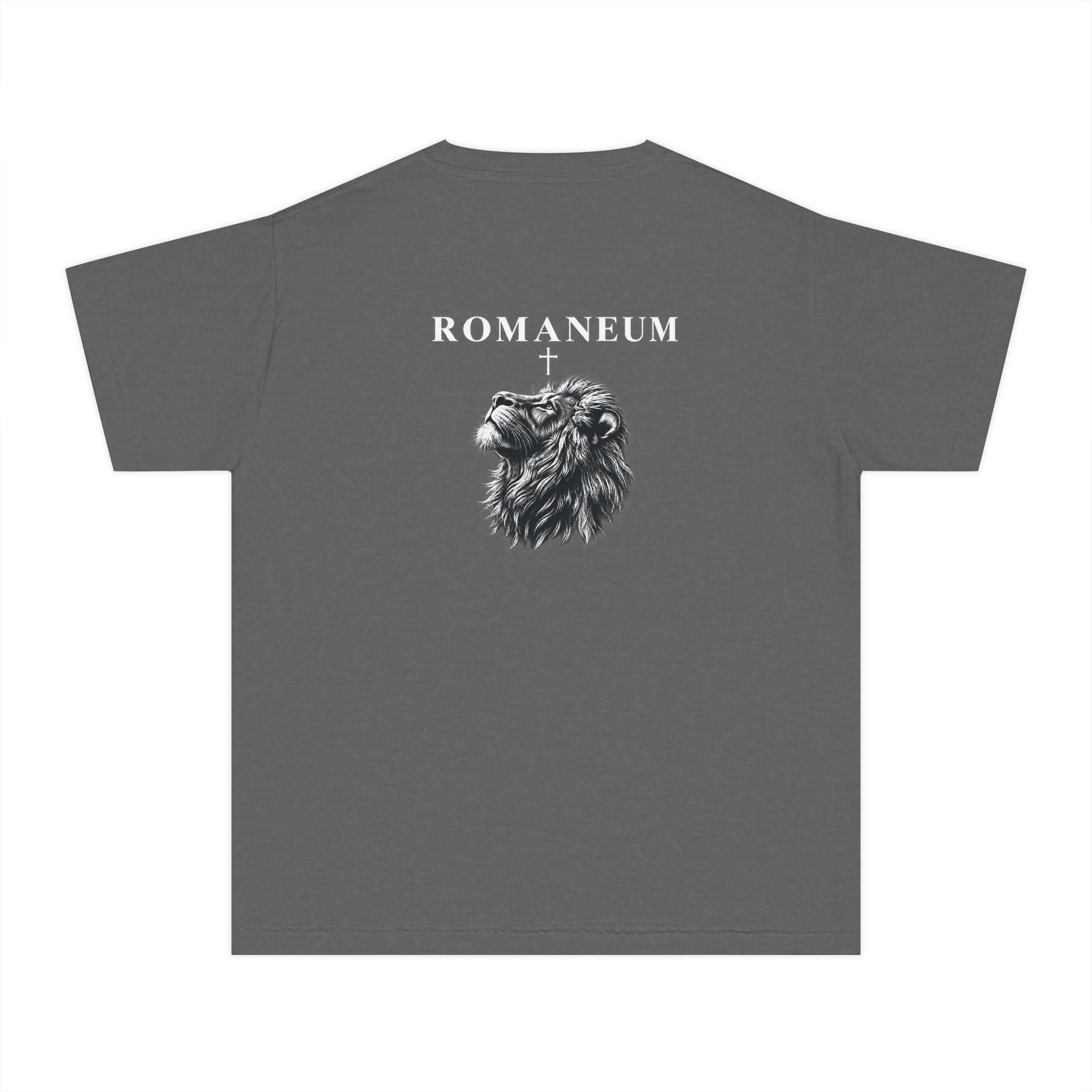 Youth Tee — "Romaneum Judah" Lion Graphic Shirt