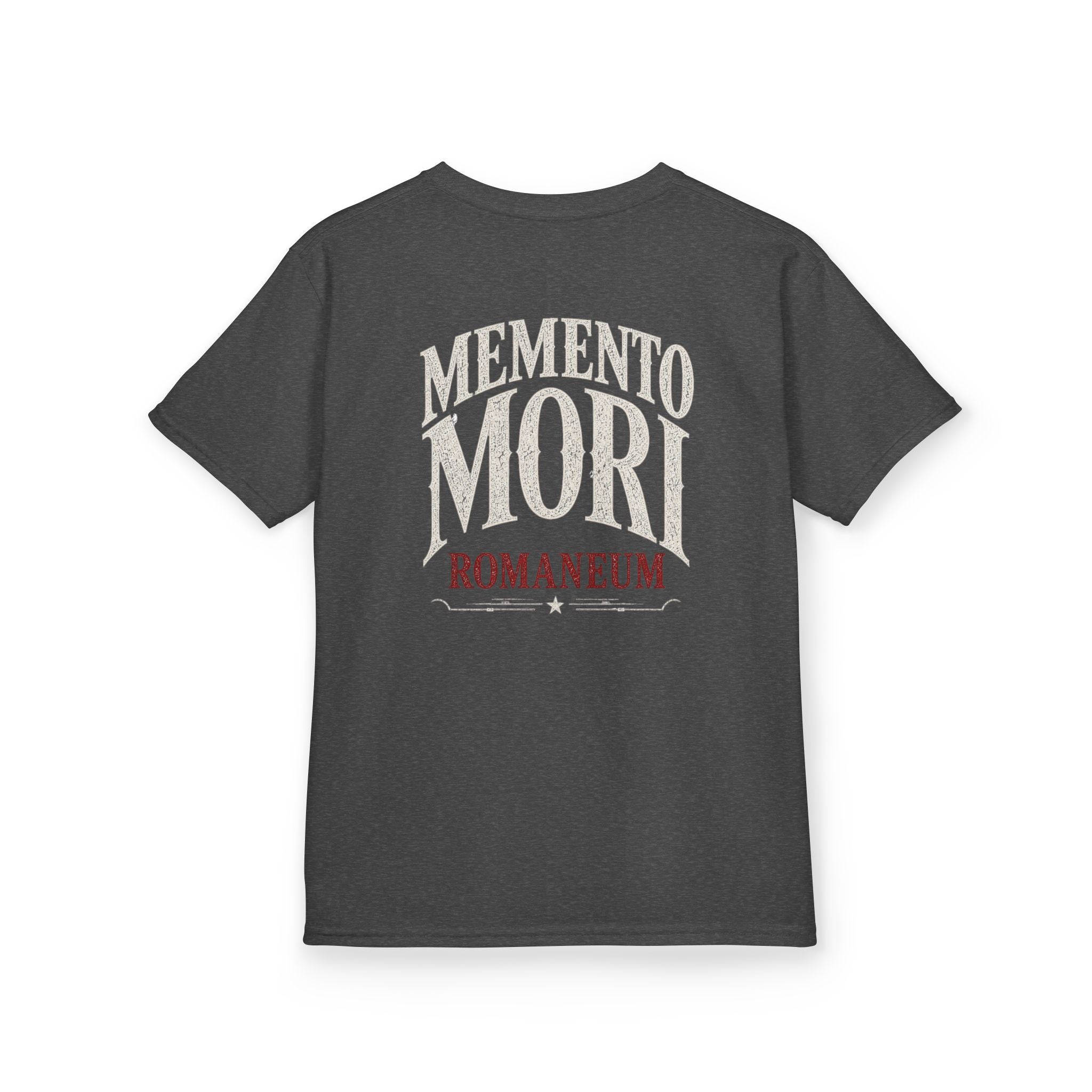 Kids T-Shirt — "Memento Mori" Skull Romaneum Tee