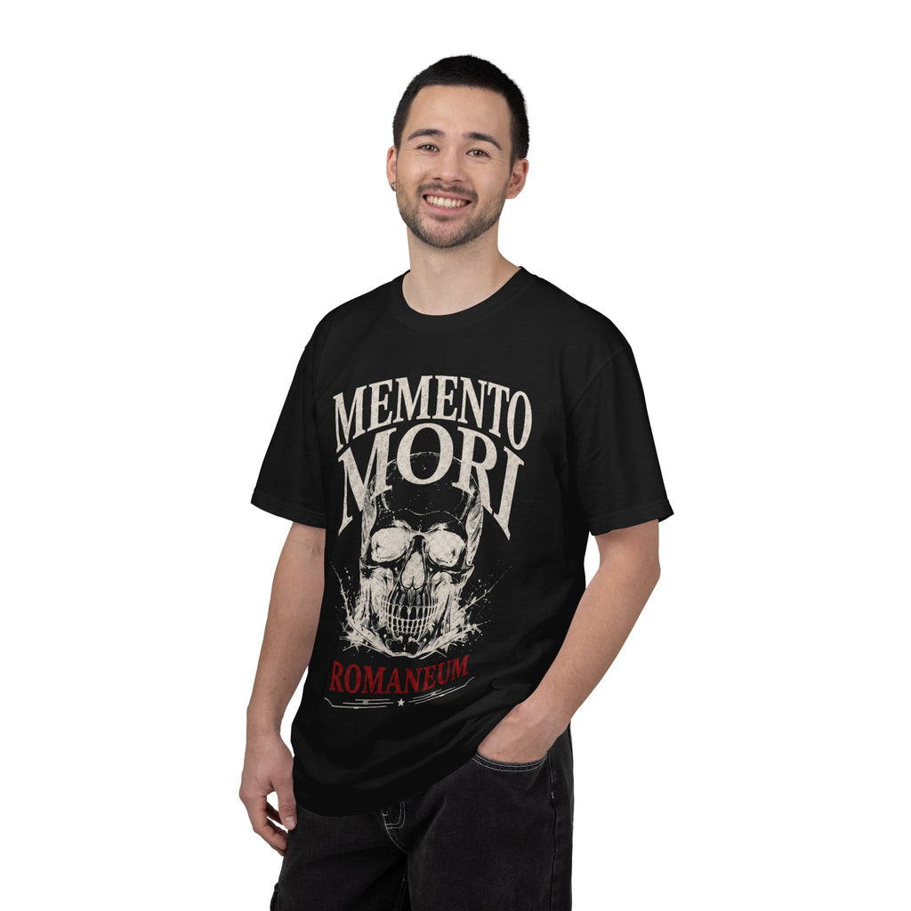 Memento Mori Skull T‑Shirt — Romaneum Gothic Graphic Tee